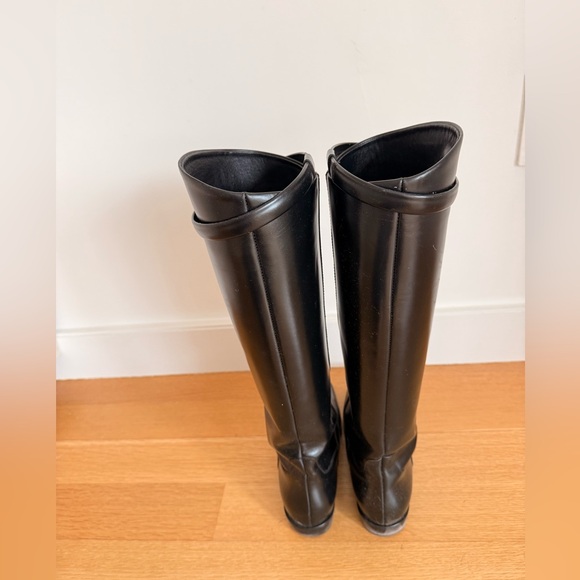 Toteme Black Tall Leather Riding Boots retail $1200 - Picture 5 of 11